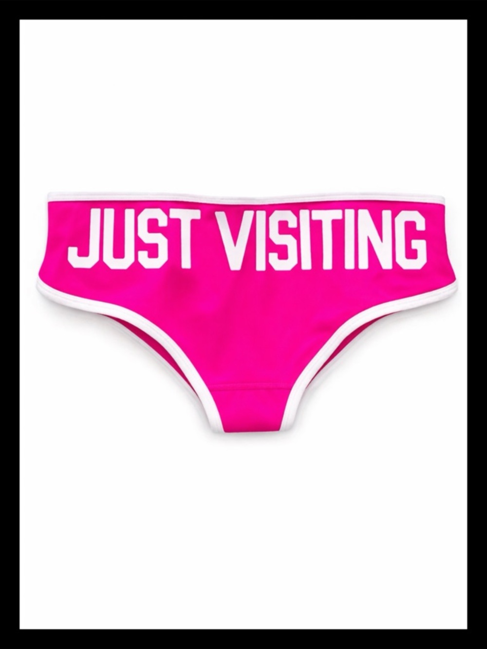 💕ⓅⒾⓃⓀ ⓋⓈ RARE/HTF “JUST VISITING” Extra Low Rise Hipster Panties💕
